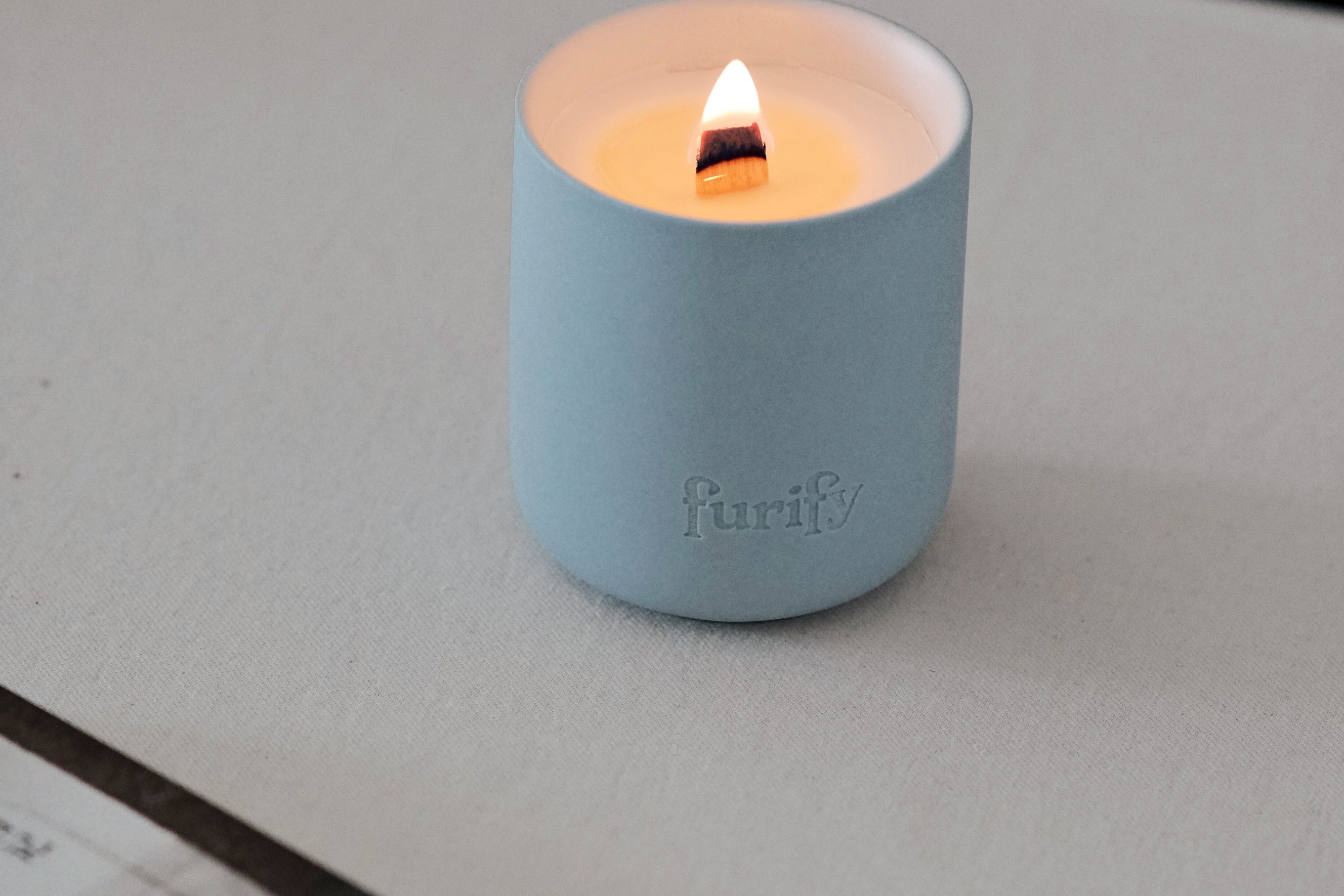 Furify® Soy & Coconut Wax Wood Wick Wabi-Sabi
Candle Furify