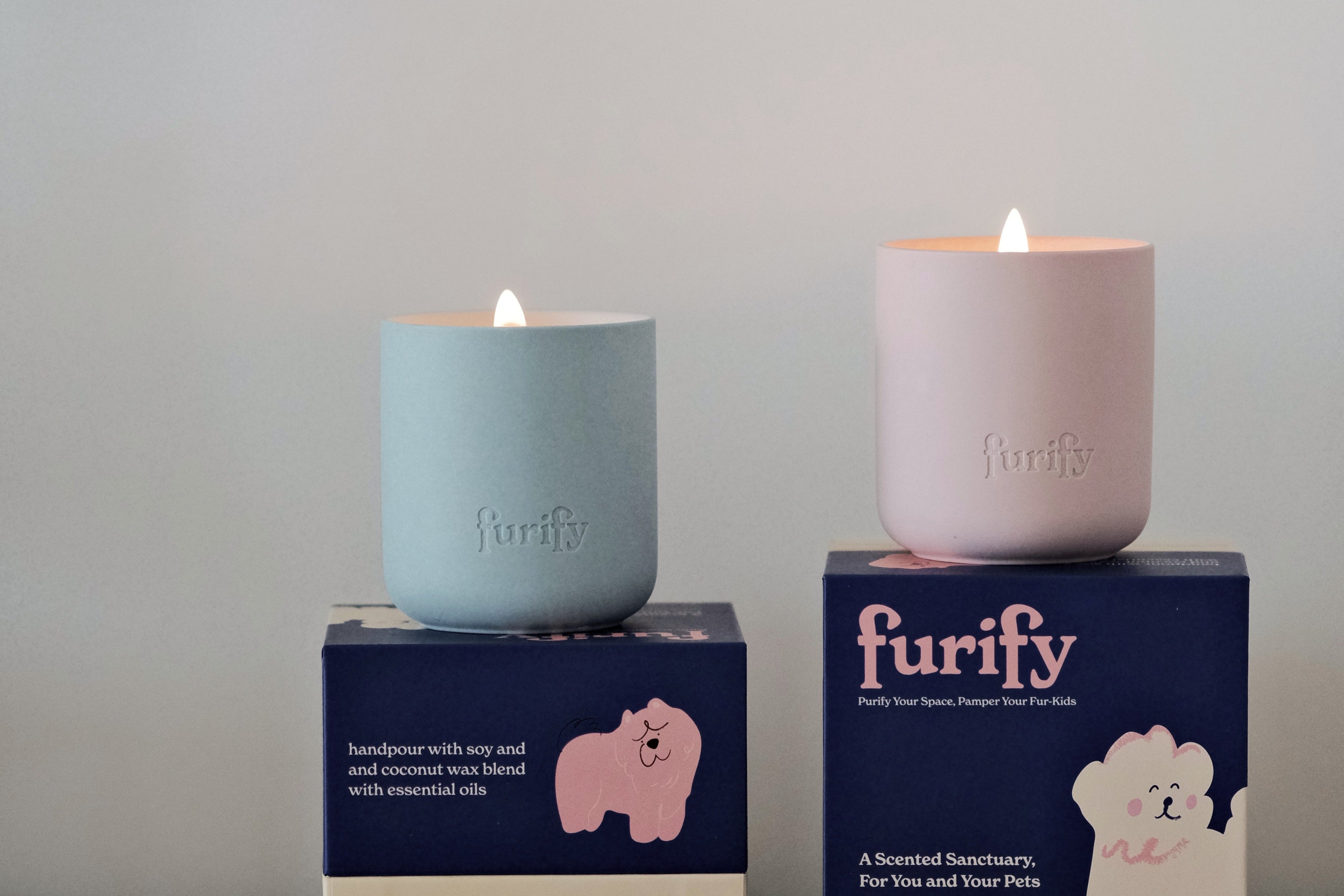 Furify® Wood Wick Candle Holiday Set Furify