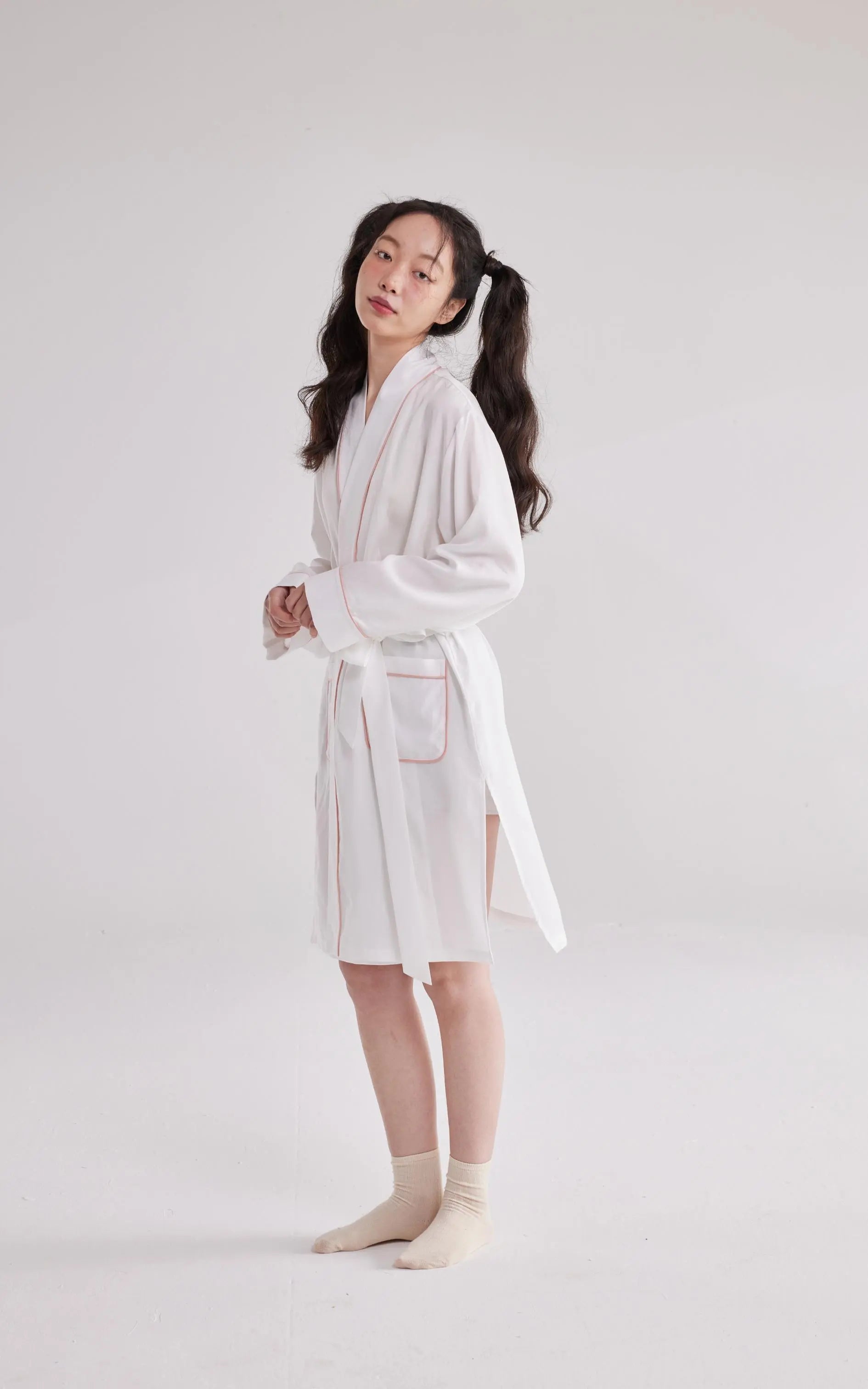 Eucalyptus Fiber Kimono Robe - Furify